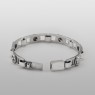 Saital sai039 Silver emblem bracelet.