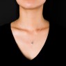 Small skull necklace by Saital sai028.