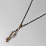 STS maria and skull silver necklace PE15Sv.