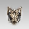 Goat skull ring.