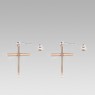 simple and elegant hanging cross pierces.