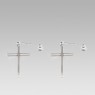 simple and elegant hanging cross pierces.