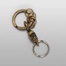 Brass skull key chain.