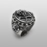 Skull ring by Solid Traditional Silver. 
