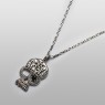 Skull necklace by BigBlackMaria limited edition.