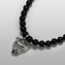 The panther necklace with Onyx.