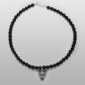 The panther necklace with Onyx.