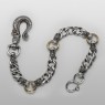 Silver wallet chain from Solid Traditional Silver.