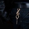 Brass key chain by ability normal.