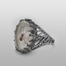 MFM white spider ring.