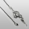 Ability Normal large silver necklace. 