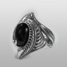 Large onyx ring by Ability Normal.