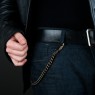 Biker wallet chain by Solid Traditional Silver.