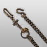 Brass wallet chain by STS.