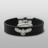 Eagle leather bracelet by SAITAL.