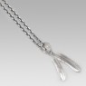 Feather necklace by saital.