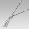Feather necklace by saital.