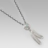 Feather necklace by saital.