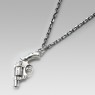 Revolver necklace by Saital.