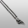 Silver tribal necklace by Ability Normal.