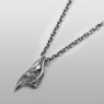 Silver tribal necklace by Ability Normal.