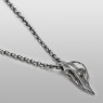 Silver tribal necklace by Ability Normal.