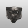 black panther ring with diamonds by Oz Abstract.