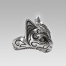 Ra Moo cat ring by Kalico Lucy.