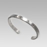 Cross Bone design simple and casual bangle.