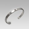 Cross Bone design simple and casual bangle.