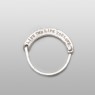 Love the life you live ring by BigBlackMaria.
