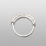 Love the life you live ring by BigBlackMaria.