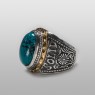 Turquoise ring by Solid Traditional Silver.