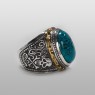 Turquoise ring by Solid Traditional Silver.