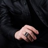 Urban tribal mens ring by M`s Collection.