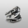 Urban tribal mens ring by M`s Collection.