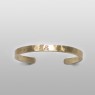 Crossbone bangle from solid brass.