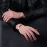 Crossbone bangle from solid brass.