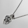 Strange freak designs skull necklace.