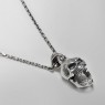 Strange freak designs skull necklace.