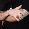 Strange freak designs alien skull ring. 