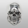 Massive skull ring by strange freak designs.