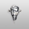 crow skull ring by oz abstract Tokyo skull jewelry