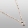 Oz Abstract Tokyo LHN-on Heart Diamond Gold Necklace