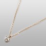 Oz Abstract Tokyo LHN-on Heart Diamond Gold Necklace