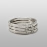 Kalico Lucy KTDM014 PEACE LOVE EMPATHY Rings