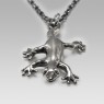 UP001Sv Lizard necklace by Oz Abstract Tokyo