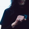 skull ring UR005 by oz abstract tokyo