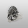 grotesque skull ring by strange freak designs.