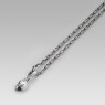 SFD-P-080SV skull necklace strange freak designs.